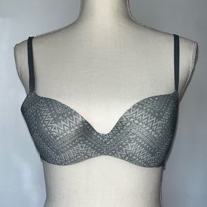 Victoria Secret Pink 34A  light lift bra  grey